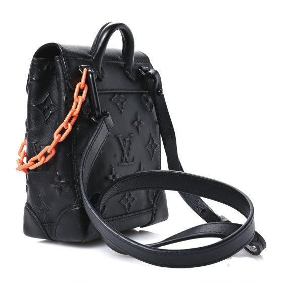 (正規品) ルイヴィトンLouis Vuitton Steamer XS バック LOUIS VUITTON Monogram Seal Steamer XS Black 1706210