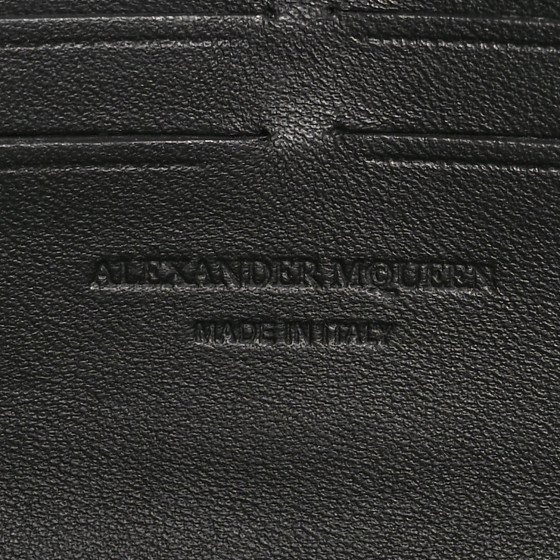 ALEXANDER MCQUEEN Printed Calfskin Dripping Flower Skull