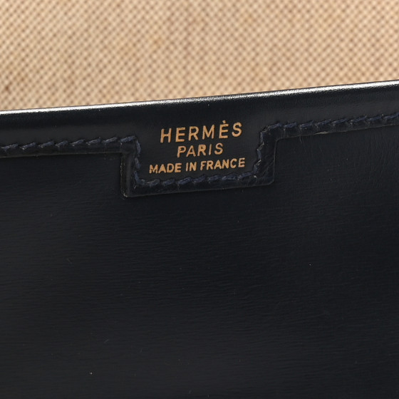 HERMES ボックス HERMES Box Jige PM Clutch Indigo 1701761 | FASHIONPHILE
