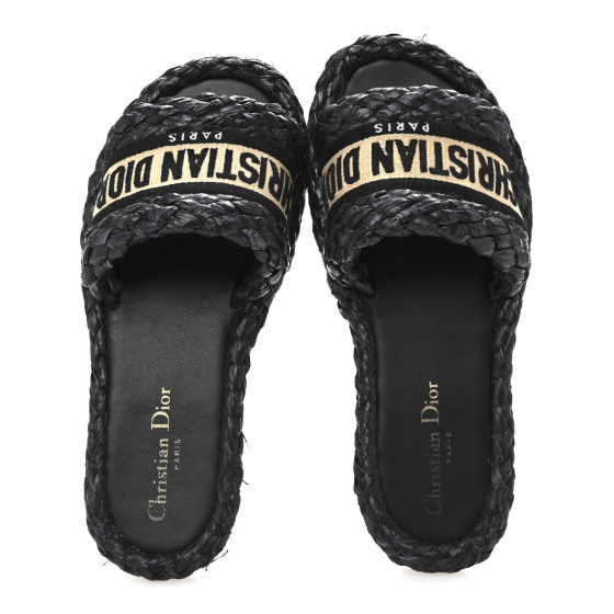 DIOR  Dwayミュール Women's Dway embroidered cotton mules | DIOR | 24S