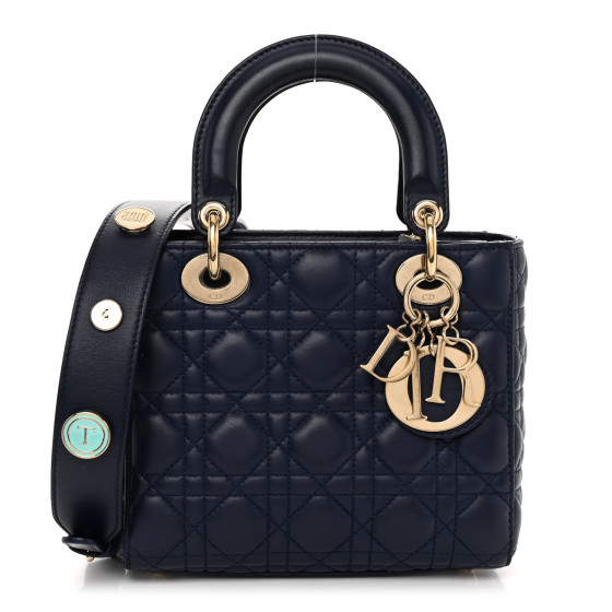 Dior★Dior Small Lambskin Cannage My Lady Dior Lucky Badges CHRISTIAN DIOR Lambskin Cannage Small Lucky Badges My Lady