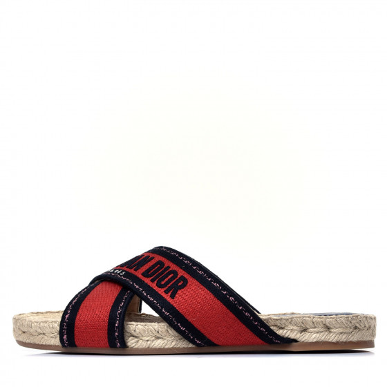 dior granville espadrille slides