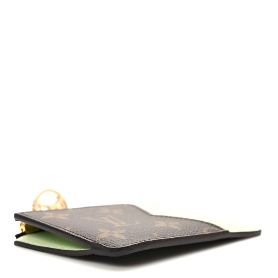 ☆LV☆直営店買付☆お洒落 Card Holder Romy☆コインケース付き LOUIS VUITTON Monogram Zipped Romy Card Holder Matcha