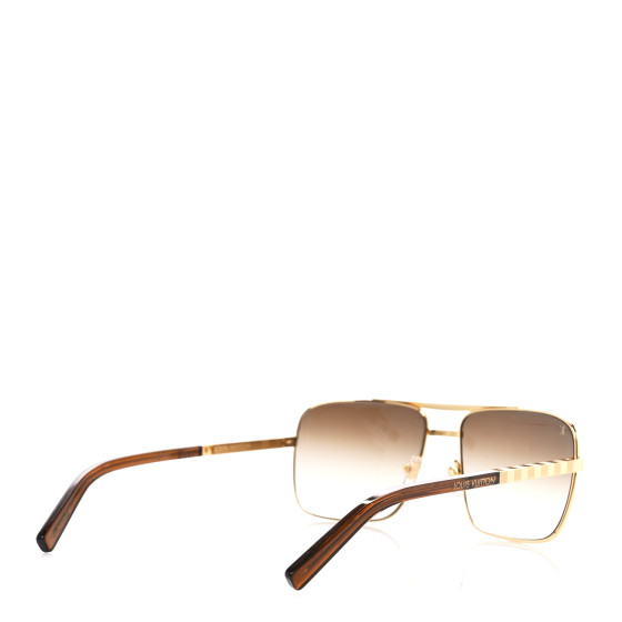 LOUIS VUITTON サングラス Z0259U ダミエゴールドフレーム Attitude Sunglasses S00 - Men - Accessories | LOUIS VUITTON ®