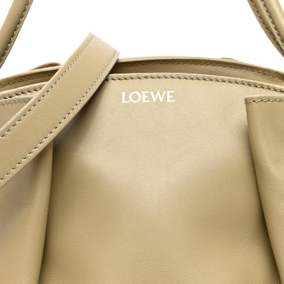 【LOEWE】Small Paseo Bag in verde oliva Loewe LOEWE PASEO SMALL BAG GREEN | hirshleifers | REVERSIBLE