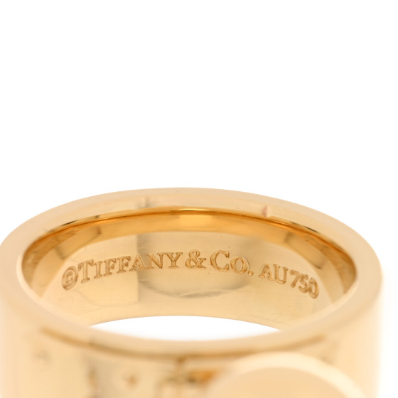【ユーズド品】TIFFANY　Curved Band Ring　＊719 TIFFANY & CO.] Tiffany Curved band No. 16 ring / ring K18