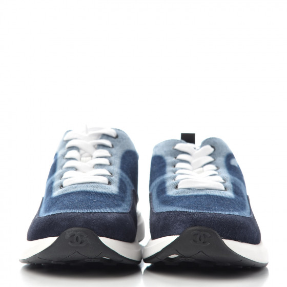 その他 del_sol CHANEL Denim Cap Toe CC Slingback Pumps 37 Blue 1379893
