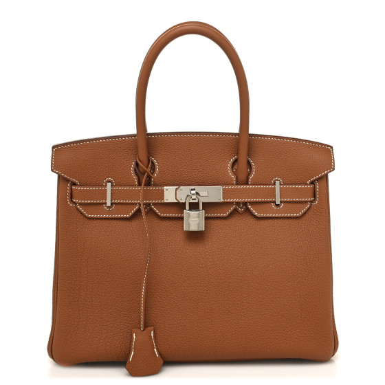 HERMES Togo BIRKIN 30 Gold