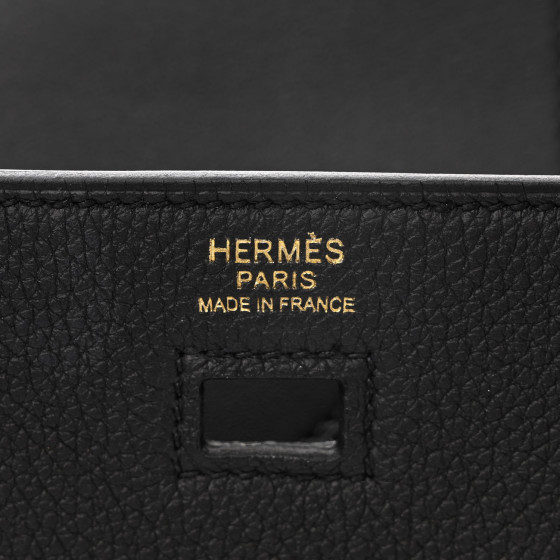 HERMES Togo Swift Birkin En Desordre Sellier 30 Black