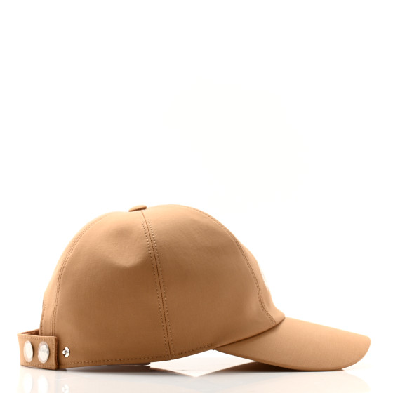 HERMES Cotton Twill Serena Nautic Cap 56 Biscuit 1609918