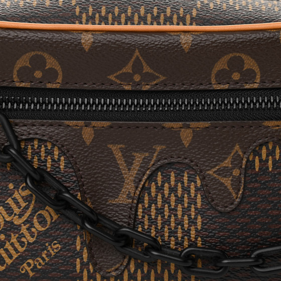 【LOUIS VUITTON x NIGO】Soft Trunk Damier Ebene Giant Mini Louis Vuitton Nigo Soft Trunk Damier Ebene Giant Mini Brown