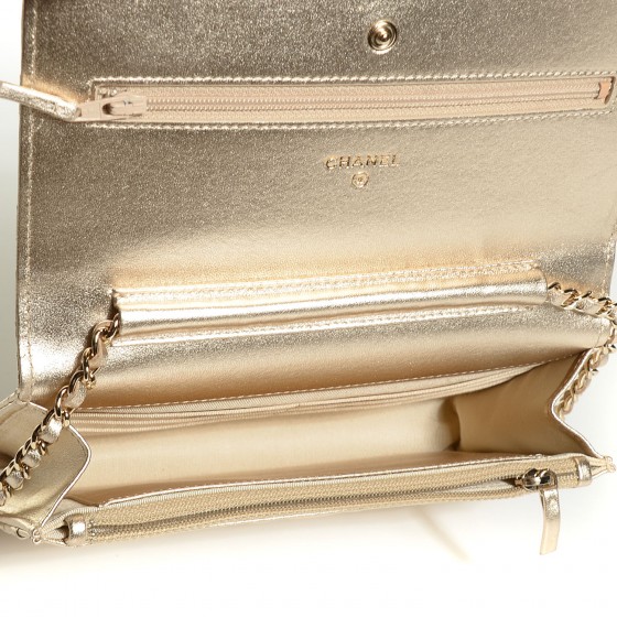 長財布 LUX GOLD WALLET ON CHAIN Jewel Changes（ジュエルチェンジズ）の「deux lux ビジュー 長