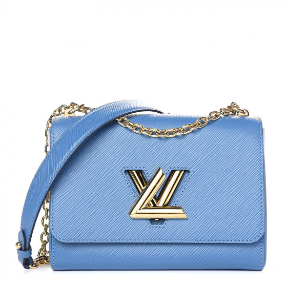 【ヴィンテージ】Rank:S☆LouisVuitton Blue EPI LV Twist MM Louis Vuitton Vintage - Epi Twist MM Bag - Blue - Leather