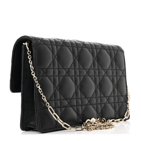 Christian Dior Chain Bag 袋付き CHRISTIAN DIOR Lambskin Cannage Chain My Dior Daily Chain