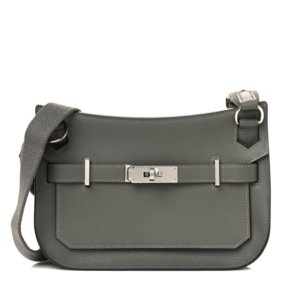 HERMES Evercolor Mini Jypsiere Gris Meyer 1632947 | FASHIONPHILE