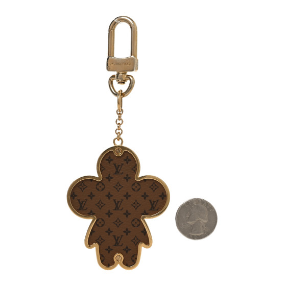 LOUIS VUITTON Metal Monogram Vivienne Xmas Bag Charm Key
