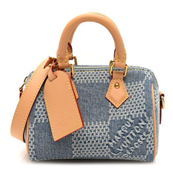 希少★在庫少【LOUIS VUITTON】スピーディ 18 ダミエデニム 3D ブランドリスト（ウマパト）:ルイヴィトン LOUIS VUITTON
