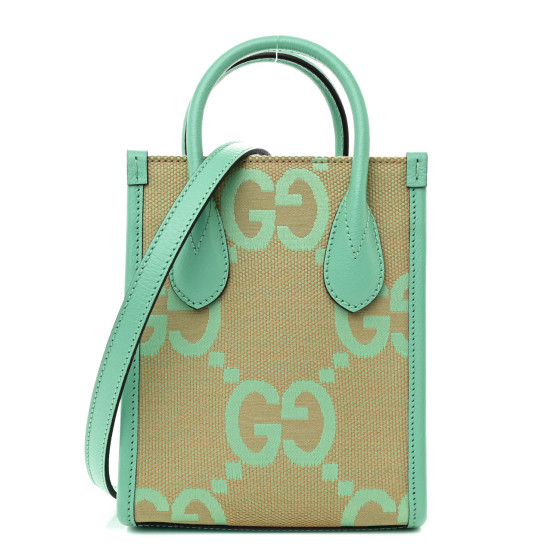 国内即発 Monogram Jumbo GG Textured Mini Vertical Tote GUCCI GUCCI Monogram Jumbo GG Textured Dollar Calfskin Mini Tote