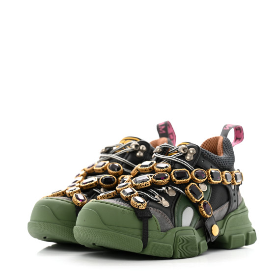 gucci sneakers flashtrek black