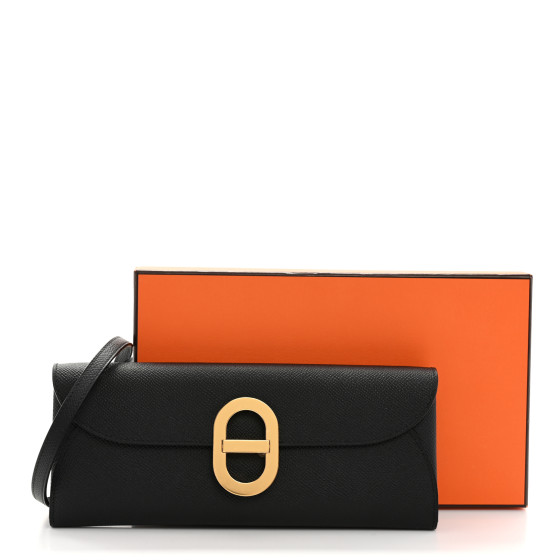 ブラック♪【HERMES】エルメスMaillon To Go ウォレット HERMES Epsom Maillon Wallet To Go Black 1601978 | FASHIONPHILE