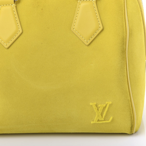 [nuuanu ] / ☆ Doppio Bag / Yellow LOUIS VUITTON Suede Cubic Illusion Speedy Cube PM Yellow
