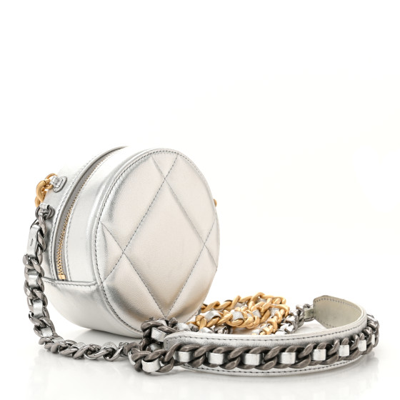 メル59219 CHANEL Gradient Metallic Lambskin Quilted Like A Wallet