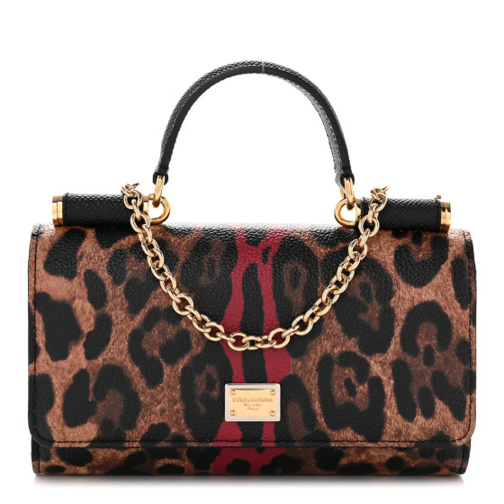 ハンドバッグ DOLCE & GABBANA CALFSKIN MINI BAG IN DAUPHINE PRINT Dauphine-print calfskin mini bag in Black for Women