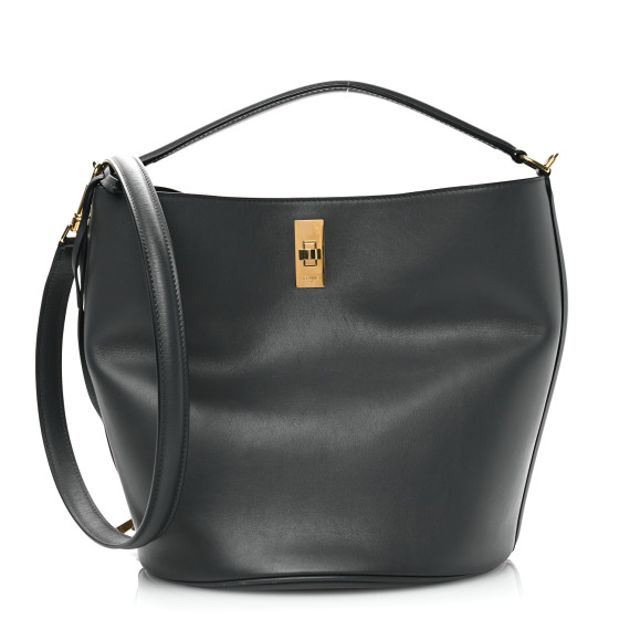 CELINE Smooth Calfskin Bucket 16 Bag Grey 1576251 | FASHIONPHILE