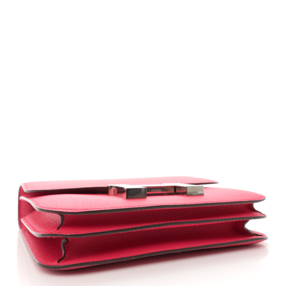HERMES Epsom Constance 18 Rose Extreme 1574410 | FASHIONPHILE