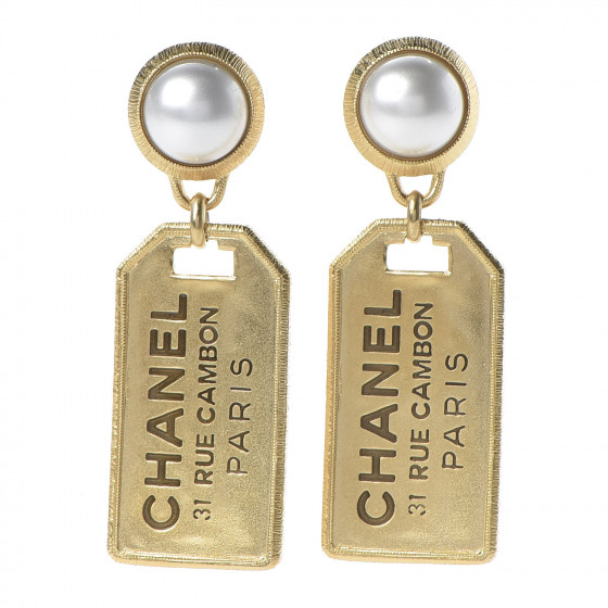 シャネル カンボンプレート ピアス 31 RUE CAMBON PARIS CAMBON シャネル ブレスレット ココマーク カンボンプレート 31