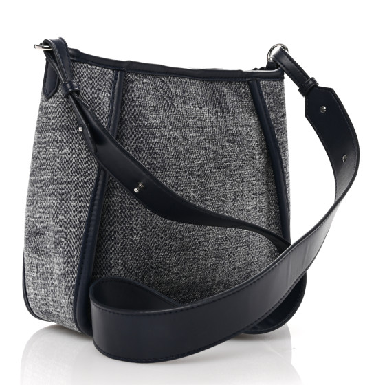 STELLA MCCARTNEY Eco Alter Denim Logo Mini Crossbody Blue