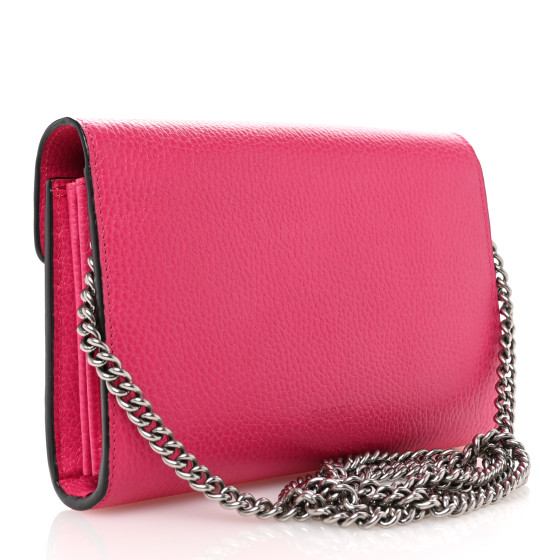 長財布 DIONYSUS CHAIN WALLET GUCCI Dollar Calfskin Crystal Mini Dionysus Chain Wallet Box