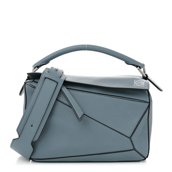 ハンドバッグ Loewe Pastel Light Blue Leather Small Puzzle Handbag LOEWE - Small Puzzle bag | Leam Roma - Luxury Shopping Online