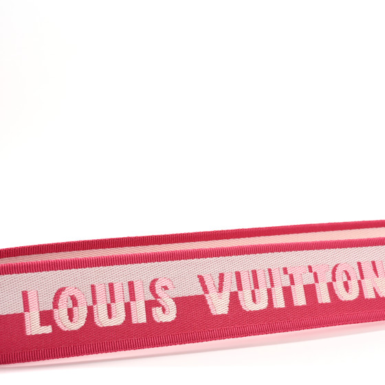 LOUIS VUITTON Jacquard Neverfull BB Shoulder Strap Pink