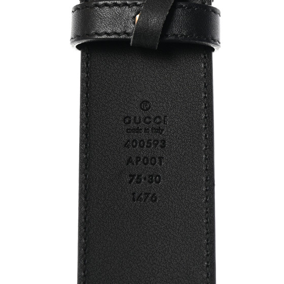 GUCCI ベルト ブラック 75/30 GUCCI Calfskin Double G 40mm Belt 75 30 Black 1677834