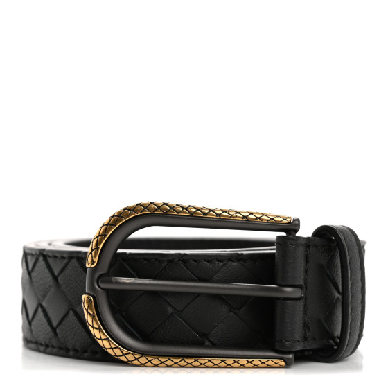 ★BOTTEGA VENETA★ Intrecciato Belt Black 475599V47W01275 47 Intrecciato Men's Belt 475599 V47W0 1275 | eBay