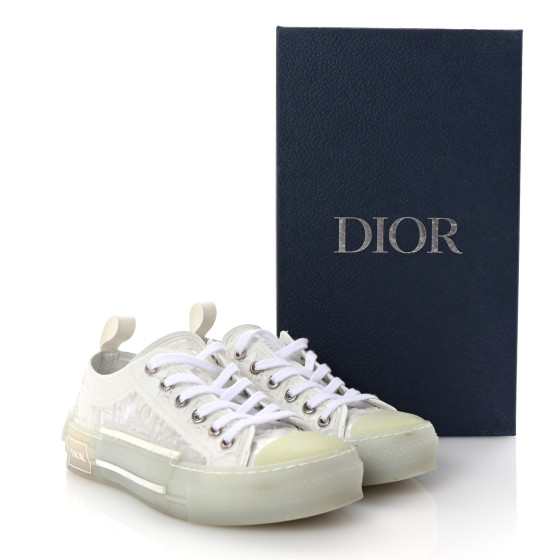 CHRISTIAN DIOR PVC Oblique Embossed Womens B23 Low Top