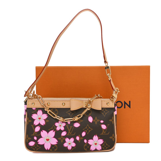 LV × TM【Louis Vuitton】マイクロ スピーディ・チェリー Louis Vuitton Yayoi Kusama Speedy Bandouliere 25 M46433– TC