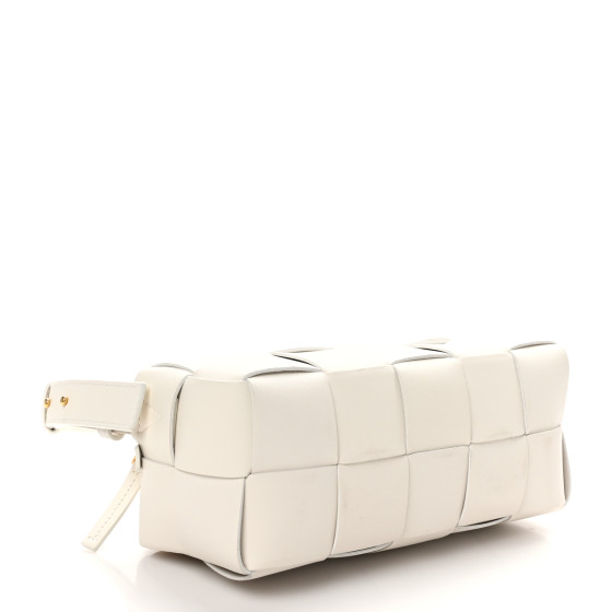 BOTTEGA VENETA Lambskin Maxi Intrecciato Small Brick