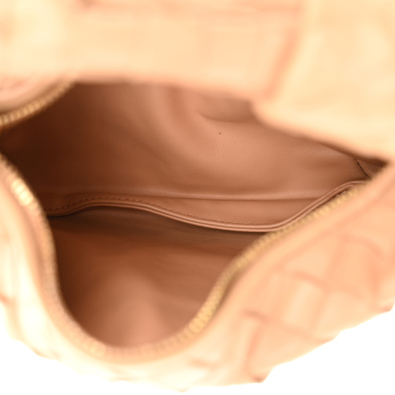 BOTTEGA VENETA Nappa Intrecciato Mini Jodie Sandalwood