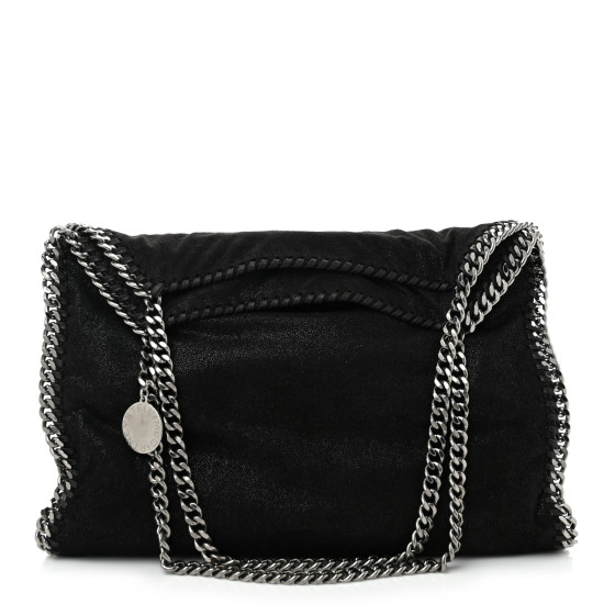 【送料&関税込】Stella McCartney Falabella Shaggy Deer Pouch Women Black Falabella Pochette Shoulder Bag | Stella