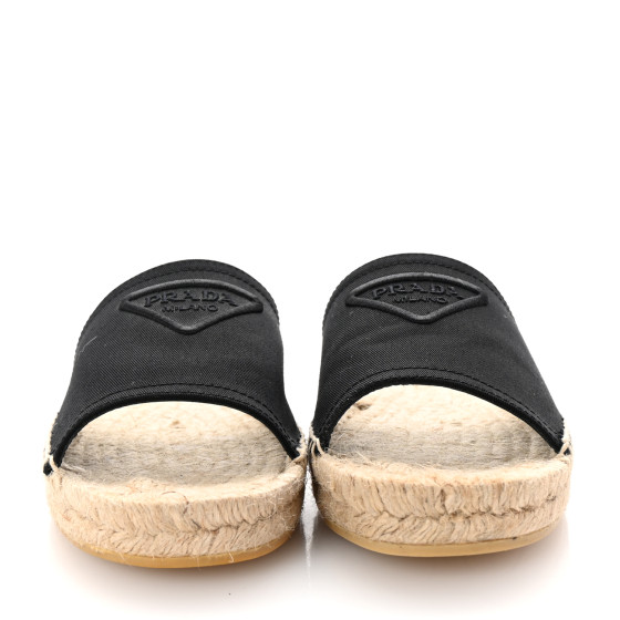 【関税込み】prada LOGO TRINGOLO ESPADRILLES Prada Logo tringolo espadrilles available on julian-fashion