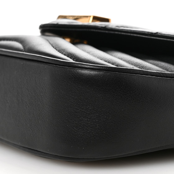 セミドライ　nouvelle vague LOUIS VUITTON Calfskin New Wave Multi Pochette Black 1677621