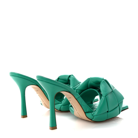 BOTTEGA VENETA Nappa Maxi Intrecciato Lido 90mm Mule Sandals