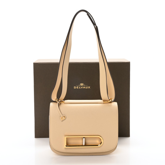 【DELVAUX】Lingot Small Lingot-Mini-Olen-Calf-Black-