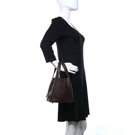 エルメス★ピコタン18 Ebene Barenia Faubourg Calfskin エルメス☆ピコタン18 Ebene Barenia Faubourg Calfskin (HERMES