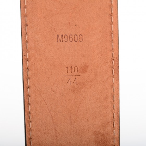 LOUIS VUITTON Monogram 40mm LV Initiales Belt 110 44 171499