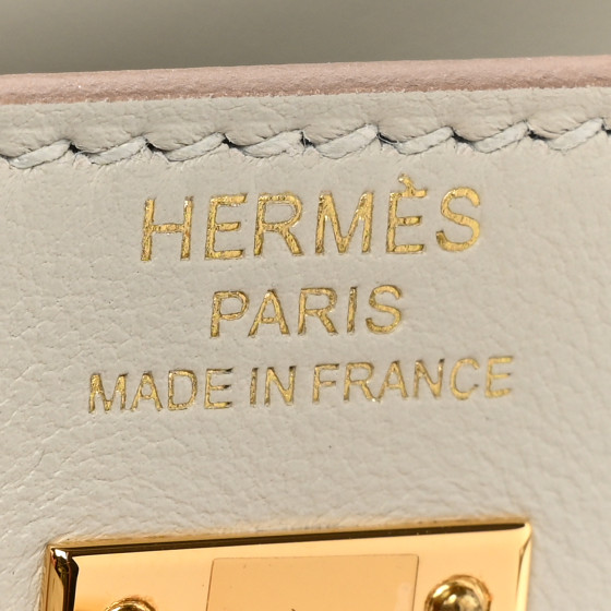 HERMES Swift Kelly Retourne 25 Gris Perle 1295740 | FASHIONPHILE