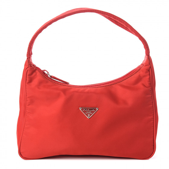 PRADA 赤 ナイロン バッグ Borsa in Tessuto PRADA Tessuto Nylon Sport Shoulder Bag Rosso 537749