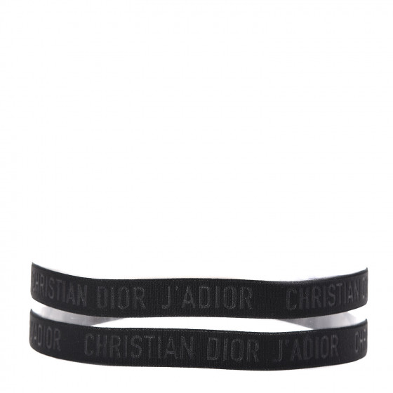 Christian Dior J'ADIOR ヘアバンド Dior Headband: Black Christian Dior J'adore